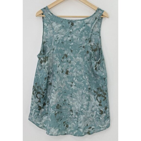 Mossimo Women’s Abstract Geometric‎ Sleeveless Scoopneck Chiffon Blouse XL Boho - Picture 3 of 9